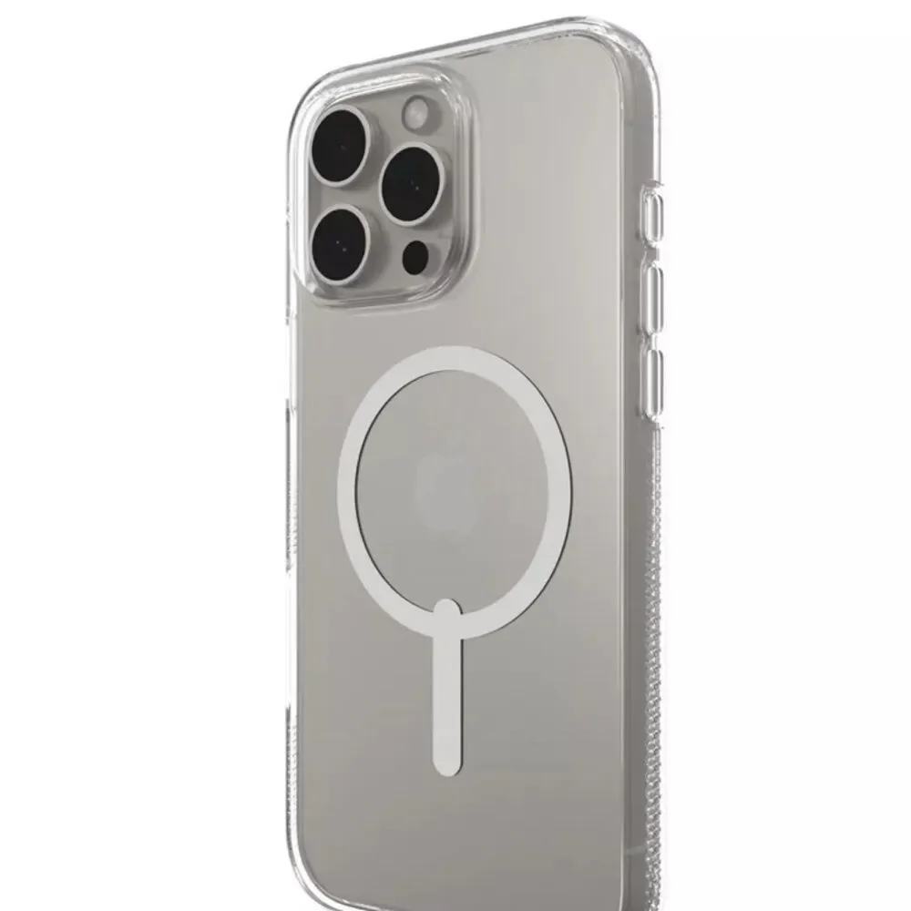 iPhone 16 Pro Max Transparent Silicone Phone Mag Case Brand New